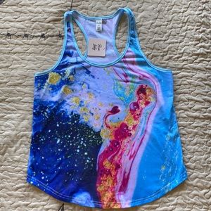 NWT Pixie Lady Racer Back Tank Top women’s M